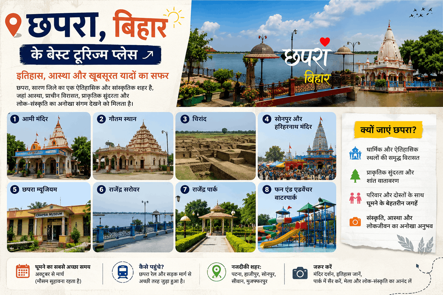 Chhapra Bihar Me Ghumne Ke Best Places