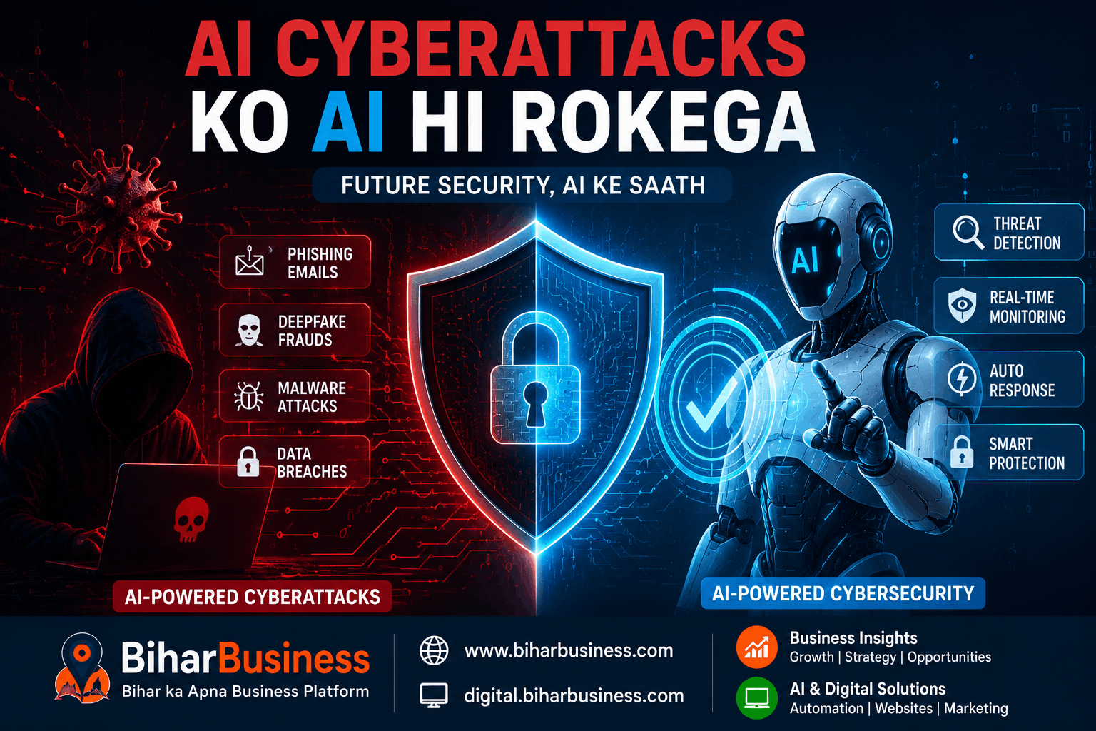 AI Cyberattacks Ko AI Hi Rokega | Future of AI Cybersecurity Explained 2026